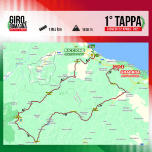 thumbnail of 1111 TAPPA PERCORSO GIRO DI ROMAGNA PER DANTE ALIGHIERI 2021 RICCIONE GRADARA