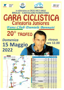 thumbnail of 1 LOCANDINA BROLIO JUNIORES 2022 TROFEO FANS CLUB DANIELE BENNATI 2022 MANIFESTO